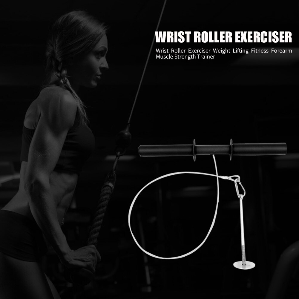Trænere kraft core træningsværktøj håndled rulle øvelse vægtløftning underarm styrketræning fitness udstyr