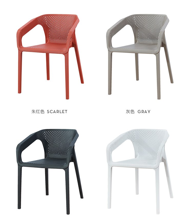 China Moderne Europese Restaurant Cafe Eetkamer Pp Plastic Stoel Meubels