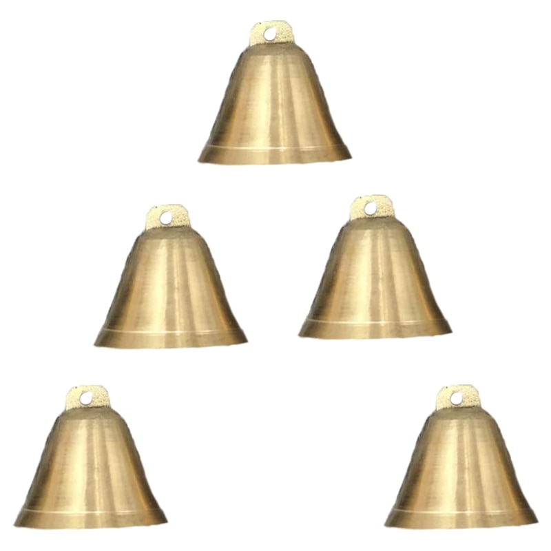 8 Stück Tierglocken Bronze - Laut Klingende Metallglocken Für Kühe & Pferde