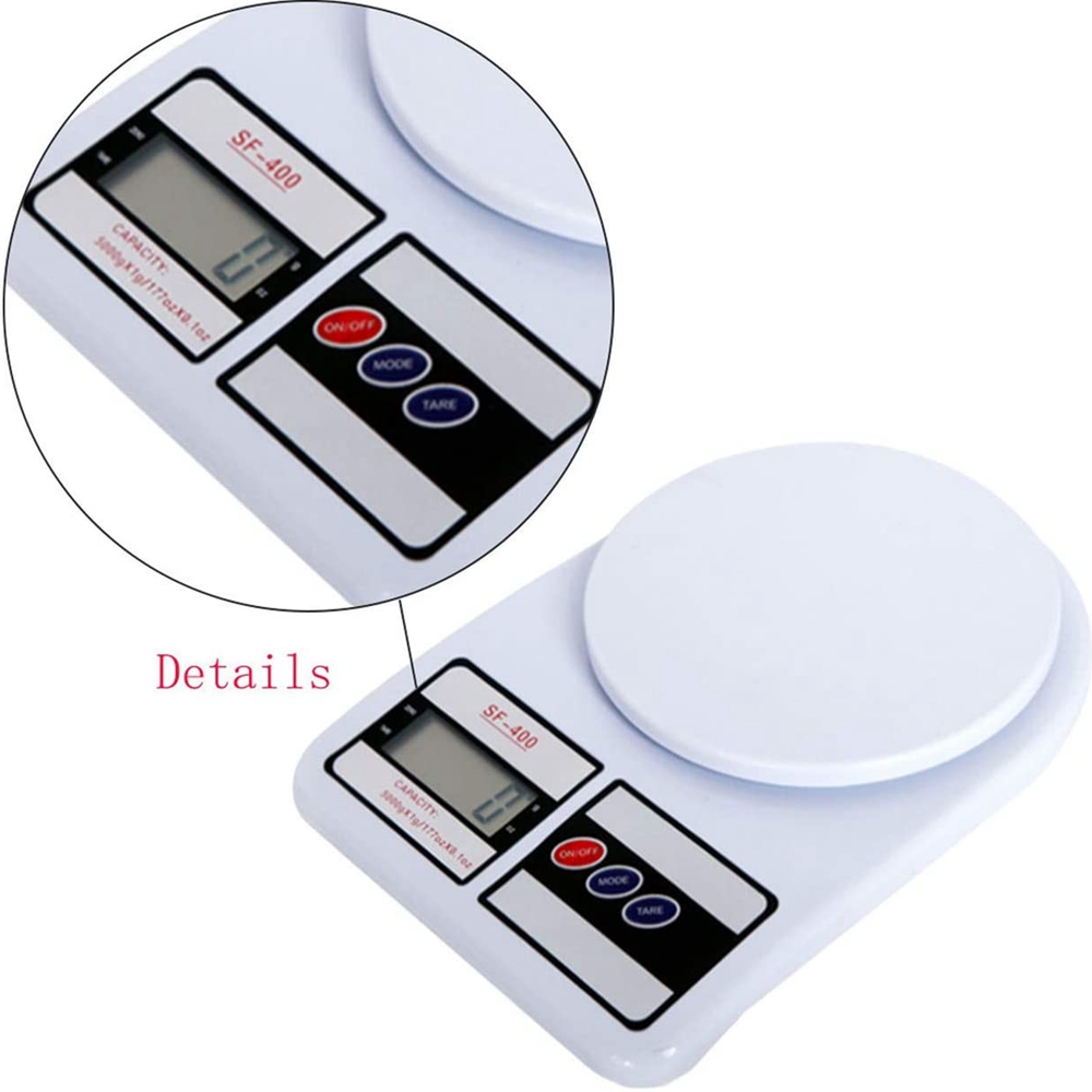 Electronic Bench Weight Scale Precise home electronic scale 5-10kg1g Digital Baking scale Food Kitchen scale
