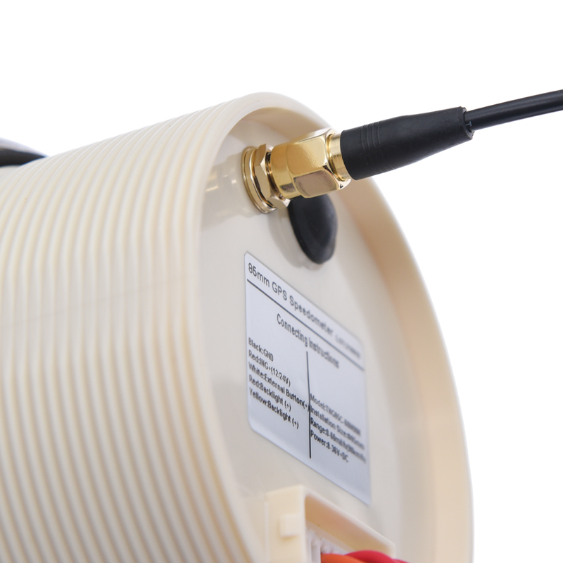 85Mm Gps Snelheidsmeter Gauge 60 Mph 90 Km/h Totale Kilometerstand Kilometerteller Voor Motorfiets 12V 24V Rood Geel backlight