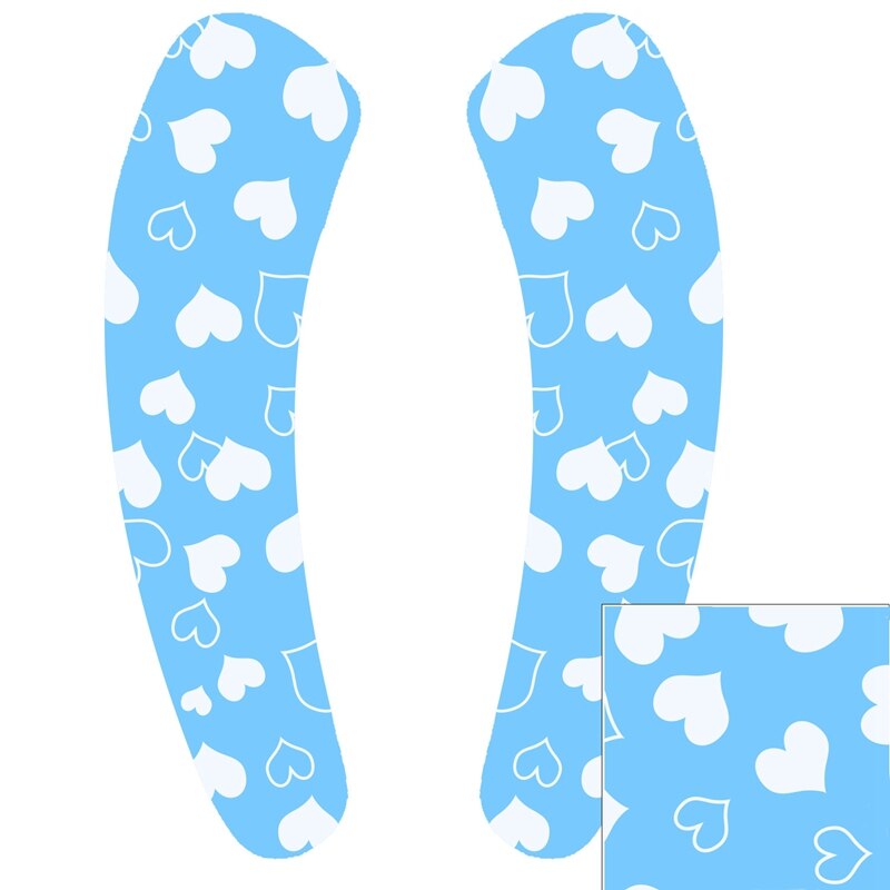 1Pair Portable Reusable Toilet Seat Covers Soft Washable WC Toilet Lid Cover universal Closestool Mat Seat Bathroom Accessories: Blue love