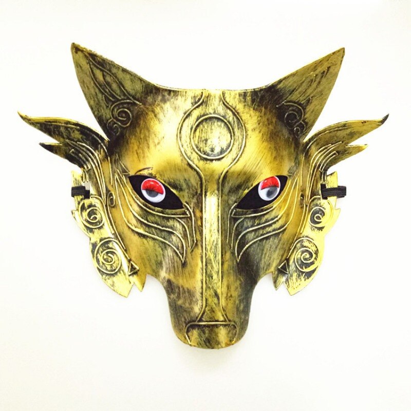 X masque de tête de loup pour Halloween fête Carnaval mascarade Cosplay Bar Performances décorations: G2