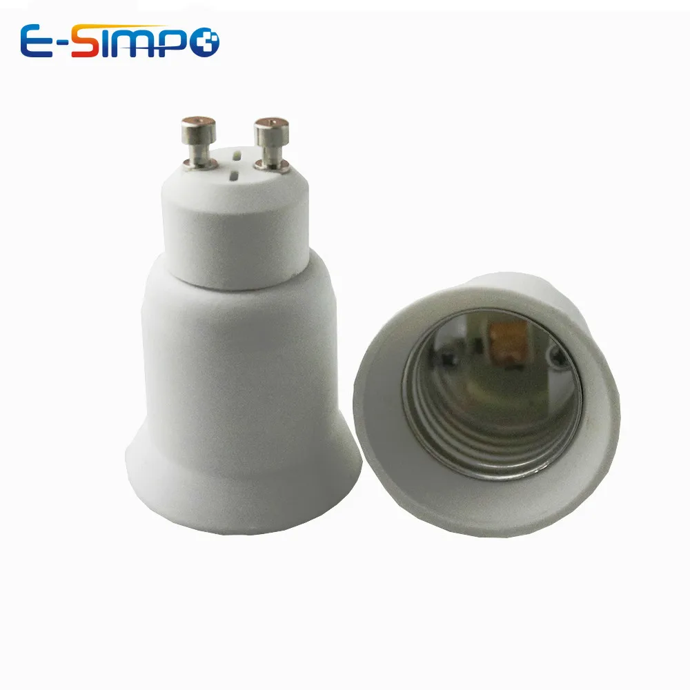 GU10 Om E27 E26 Led Lamp Base Adapter Ce Rohs Pbt Gu10 Om E27 Lamp Socket Houder Adapter Converter extender