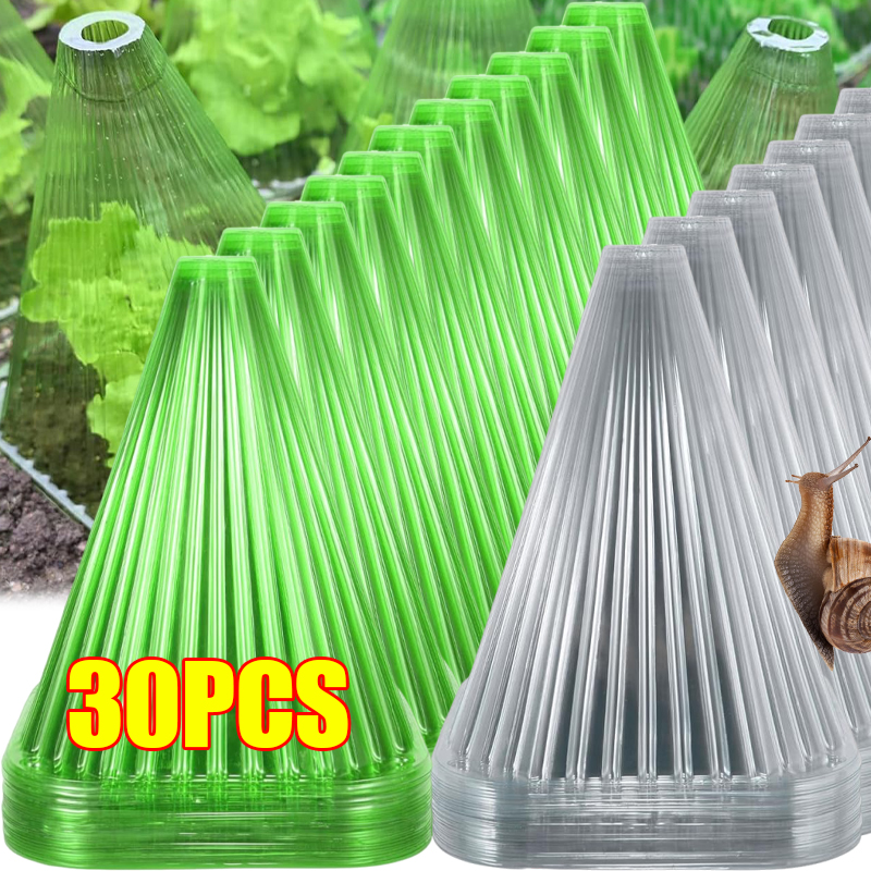 Housse de protection pour jardin de plantes, protégée contre les insectes, antigel, accessoires de jardin pour les soins de la pelouse, couvercle de cloche en plastique réutilisable