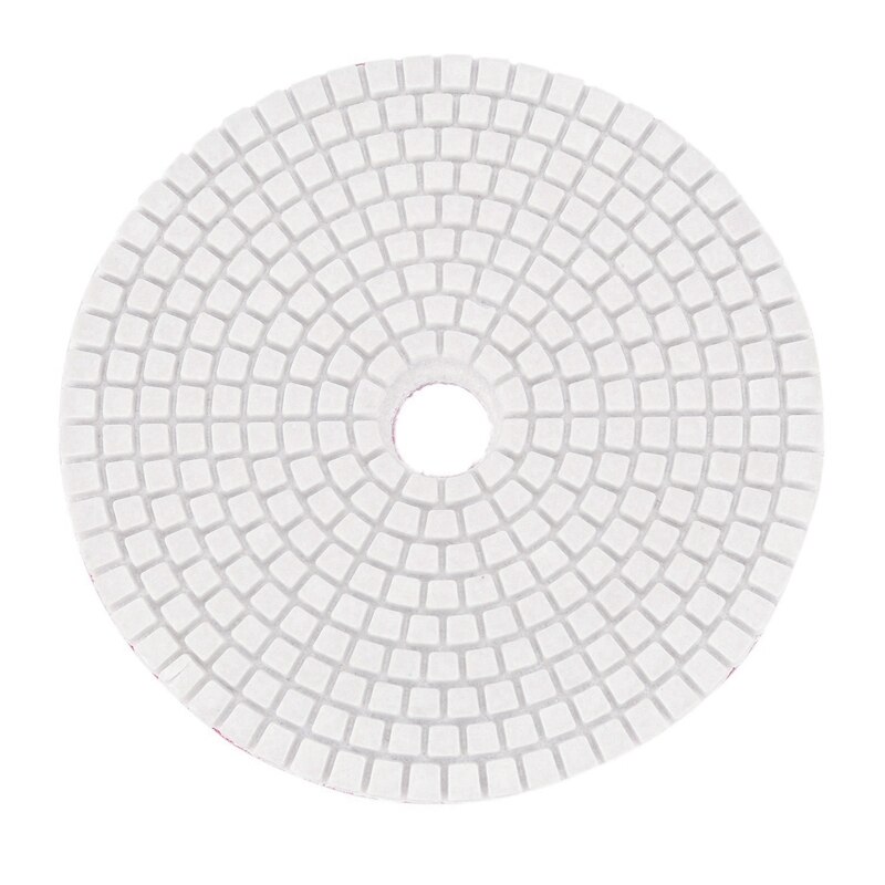 2 tampons de polissage diamant humide 5 pouces 125Mm marbre granit, grains 400 et grains 150