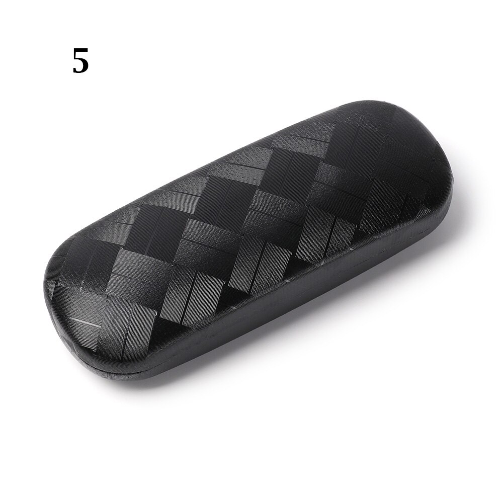 Unisex brilleæske brillebeskytter læsebrilleetui brilleetui solbriller hårdt stel pu perlemorsfarvet: A5