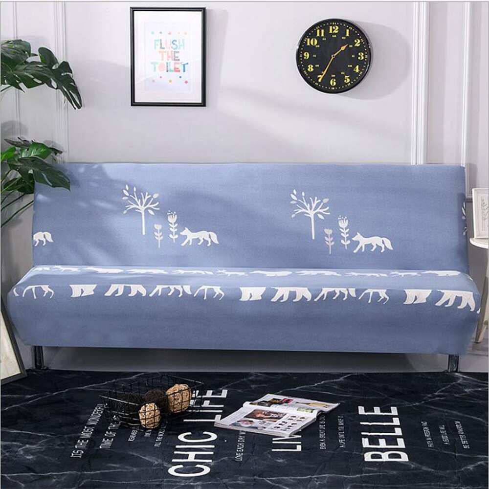 Universele bankhoes woonkamer schattig dierenpatroon bankhoes elastische hoezen voor 160cm to 190cm banken zonder armleuningen