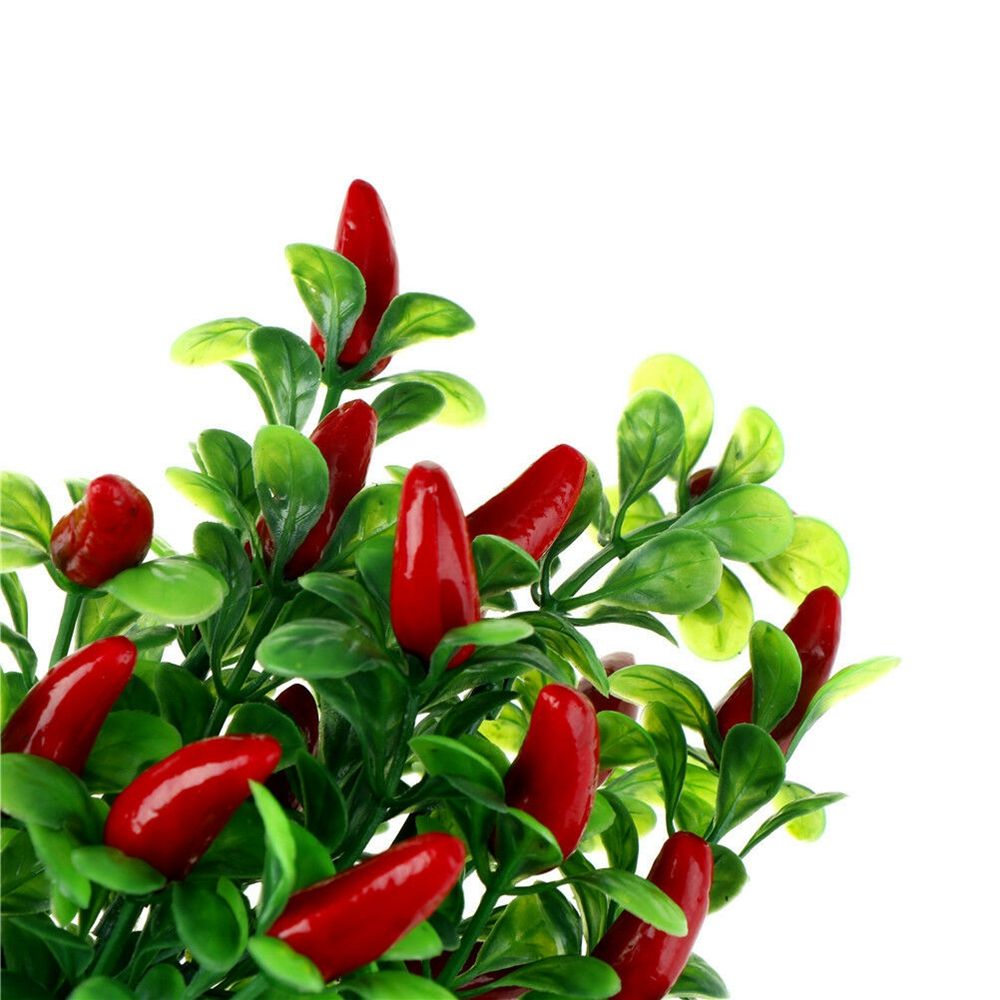 Simulation plastique artificielle de piment, 10 pièces, plantes de Corsage, fruits et légumes pour la décoration de la maison du nouvel an