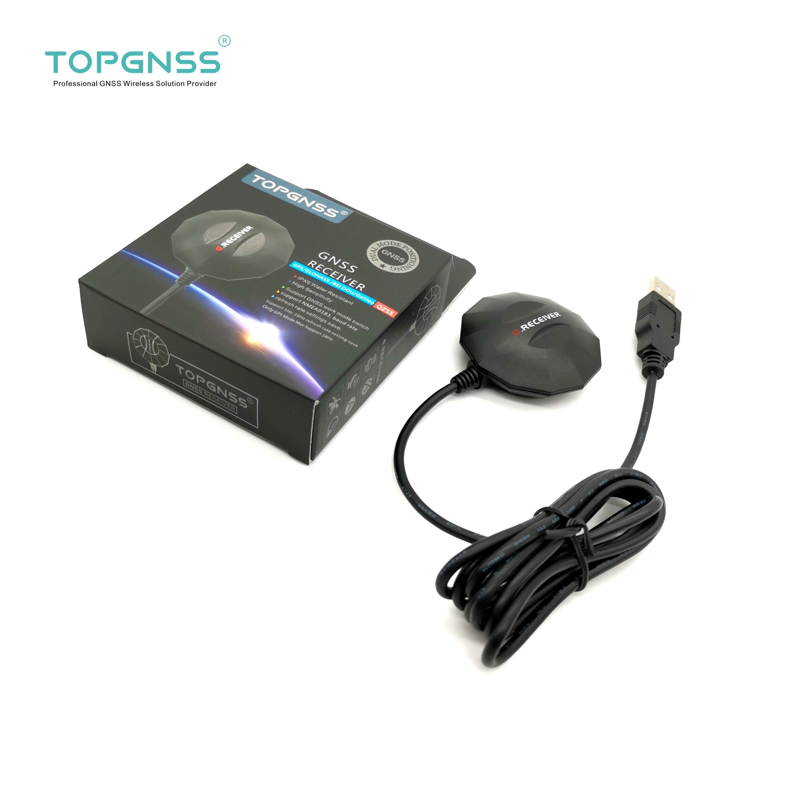 Module récepteur d&#39;antenne GPS GLONASS, USB, GNSS100G