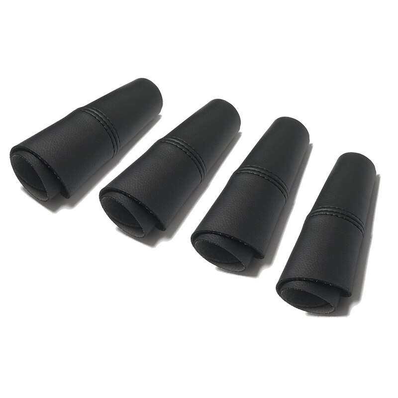4 Stuks Microfiber Lederen Auto Armsteun Panel Cover Deur Panel Cover Armsteun Oppervlak Cover Accessoires Voor Toyota Verso: 4pcs Black lines