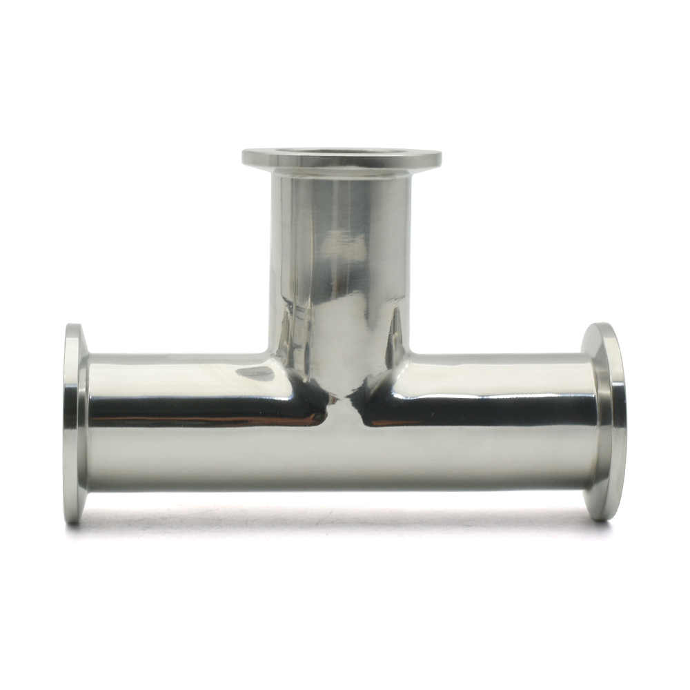 KF16 KF25 KF40 KF50 Vacuum Quick Fit Elbow/tee/four-way 304 Stainless Steel Equal Diameter Flange Joint: WHITE / 1/16”