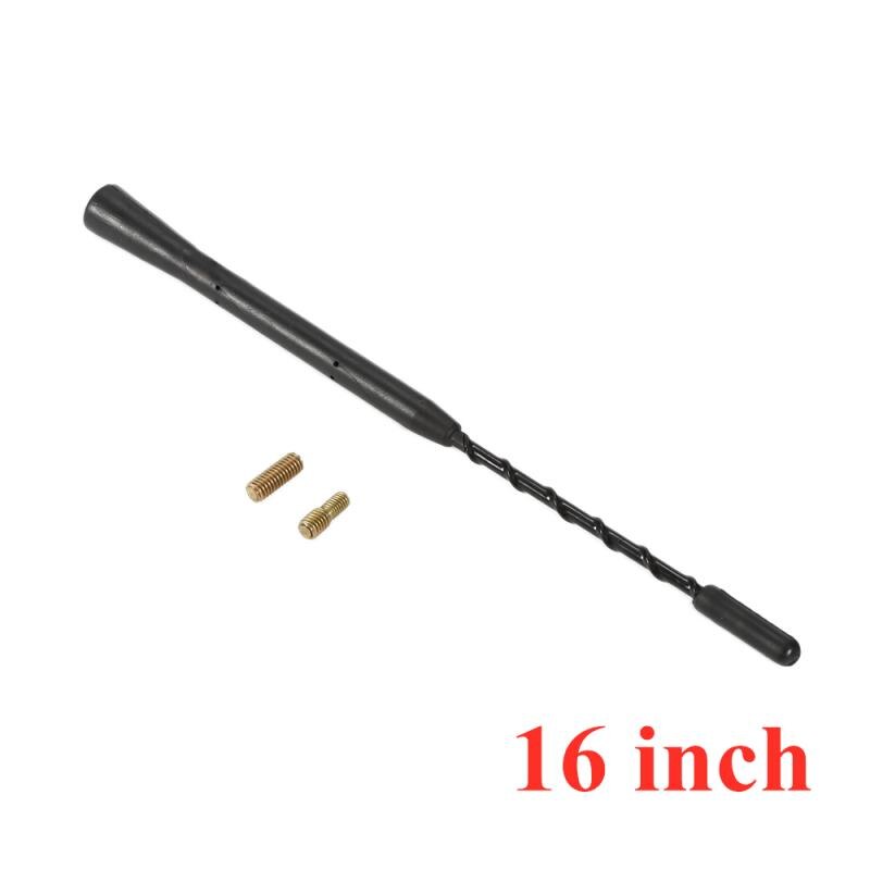1Pc 9/16 Inch Universal Car Radio Stereo Stubby Aerial Bee Sting Mast Antenna With Two Screws FM/AM Signal Aerial: 16 inch