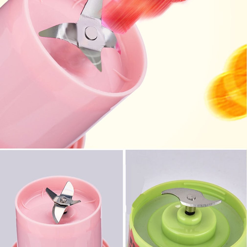 Mini Portable Blender Mixer Electric Juicer Fruit Extractors food processor Milkshake Multifunction Blender cup Juice Maker