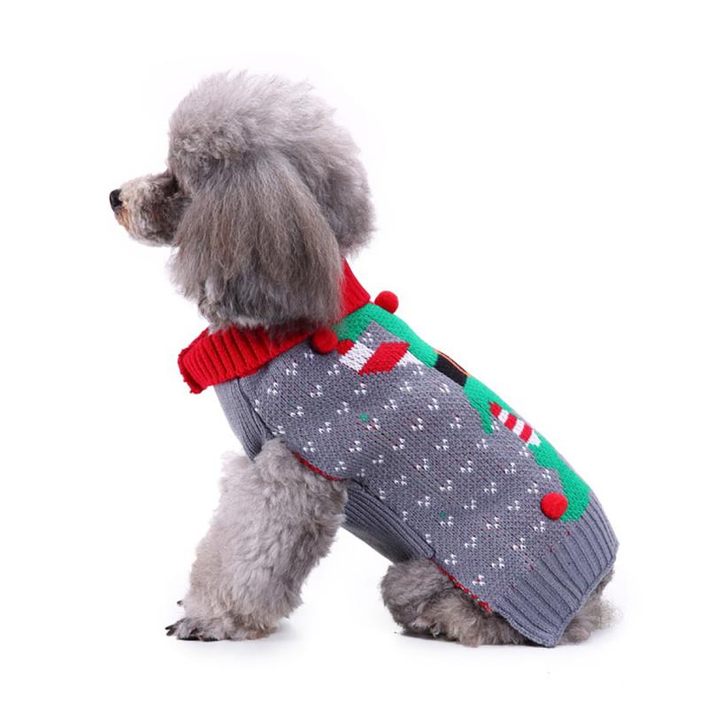 Hond Kat Lelijke Kerst Trui Huisdier Fleece Doek Jas Trui Zachte Warme ONS Kerst Huisdier Decoratie Hond Kat Winter Kleding