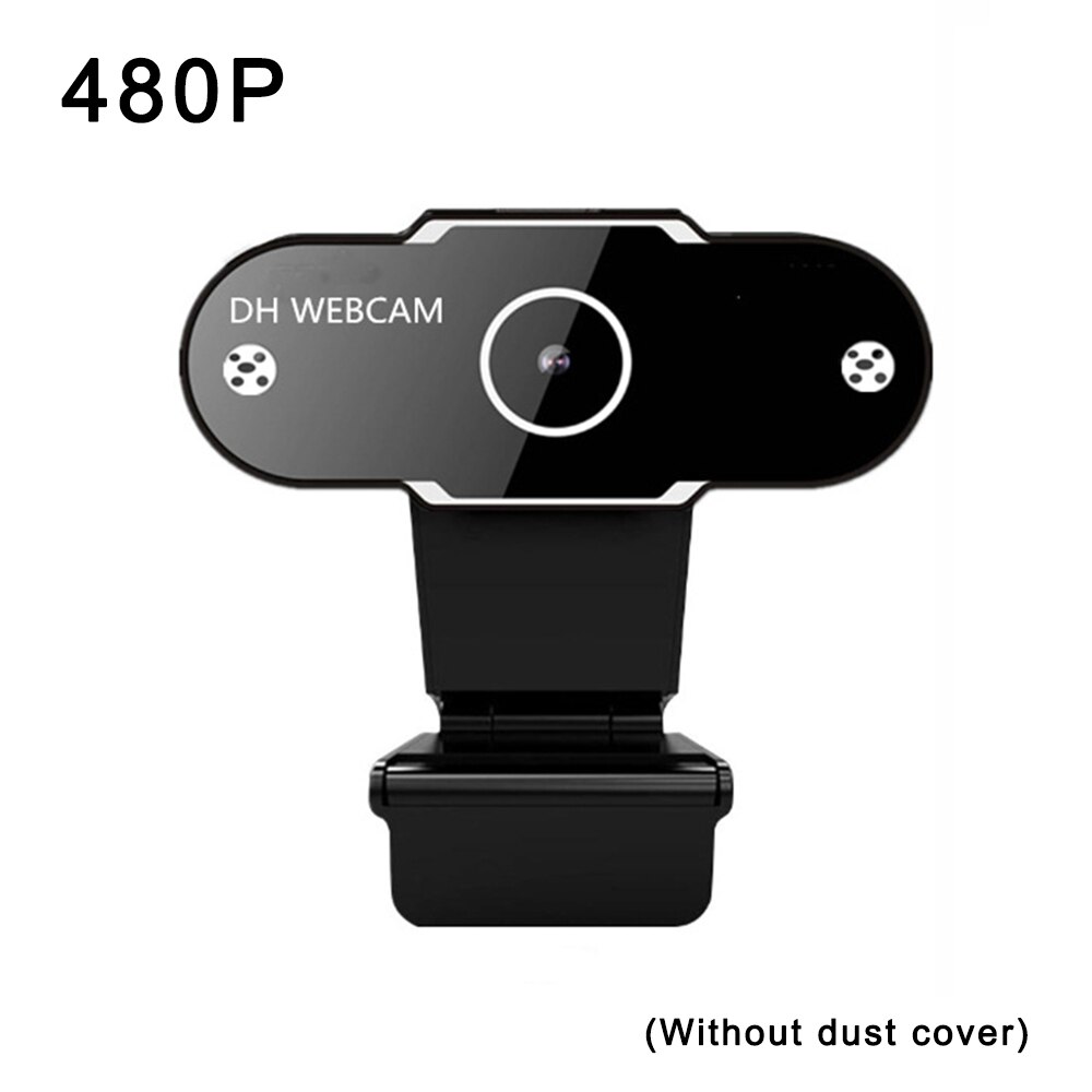 Hd 1080P Webcam 2K Computer Pc Web Camera Met Microfoon Voor Live-uitzending Video Bellen Conferentie Workcamara Web para Pc: 480P Without cover