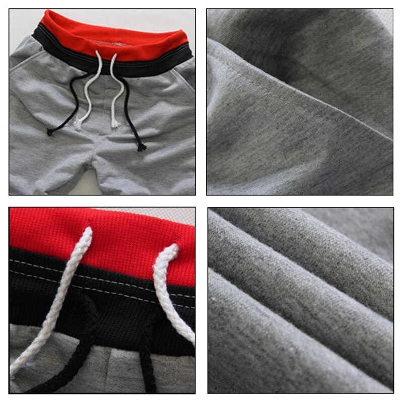 Heren Cropped Broek Jeugd Mode Toevallige Strand Broek Ademend Mannelijke Kleding Hip Hop Sport Trekkoord Broek