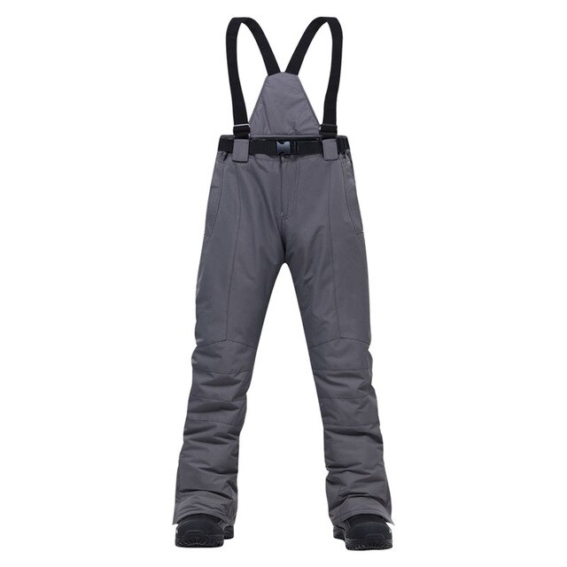 Grote Size Ski Broek Mannen-30 Temperatuur Winddicht Waterdicht Warm Sneeuw Broek Winter Ski Snowboard Broek: MAN GREY / Xxxl