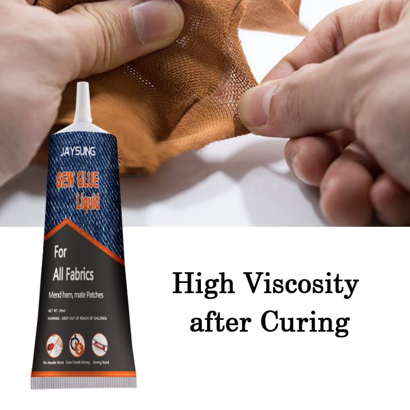 30ml textiellijm, kledinglijm, vloeibare multifunctionele reparatielijm, snel uithardend, geen irritatie, hoge viscositeit, doe-het-zelf handgereedschap