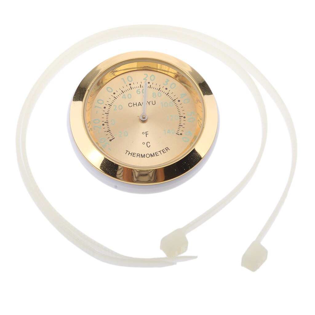 Thermomètre universel étanche pour moto | Guidon de moto, thermomètre à température: Or