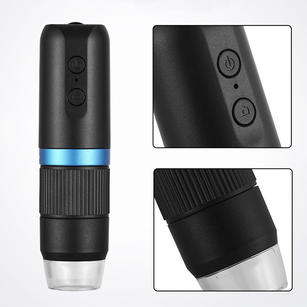 1000X Zoom WIFI HD Desktop Electronic Digital USB Microscope 8LED Plastic Support Stand For Apple Android Phone PC