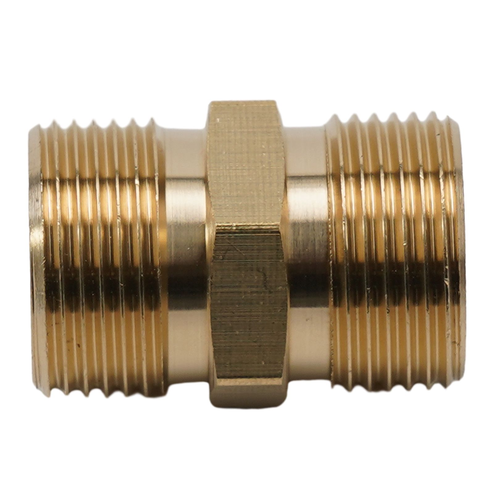 M22/15mm Of M22/14mm Naar Mannelijke Adapter Connector Messing Goud Power Hogedrukreiniger slang Outlet 1.5mm Pitch Quick Fitting