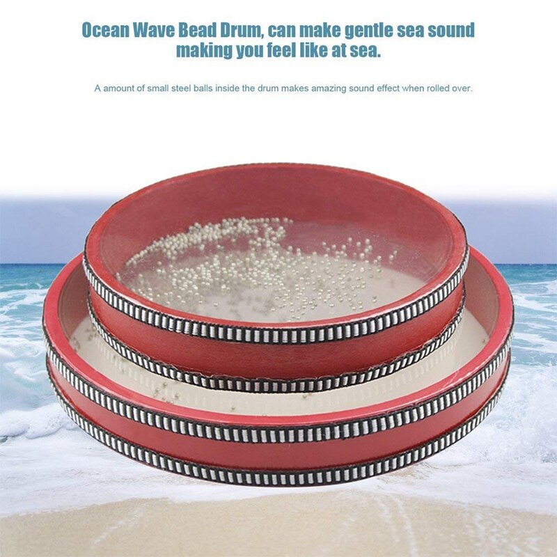 Kinderen Percussie Tamboerijn Ocean Wave Bead Drum... Grandado