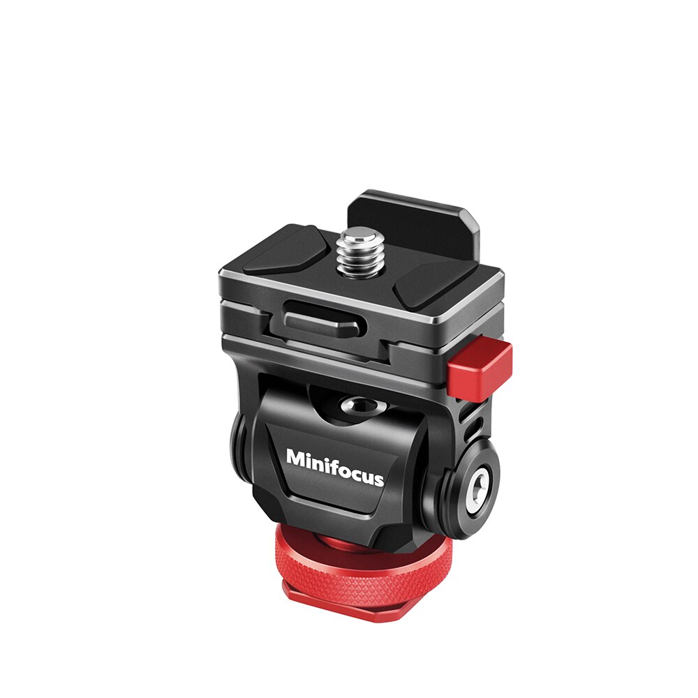 Quick Release Monitor Mount Angle Adjustable Camera Cold Shoe Monitor Bracket 1/4" Slide Plate Video Shooting Accessories