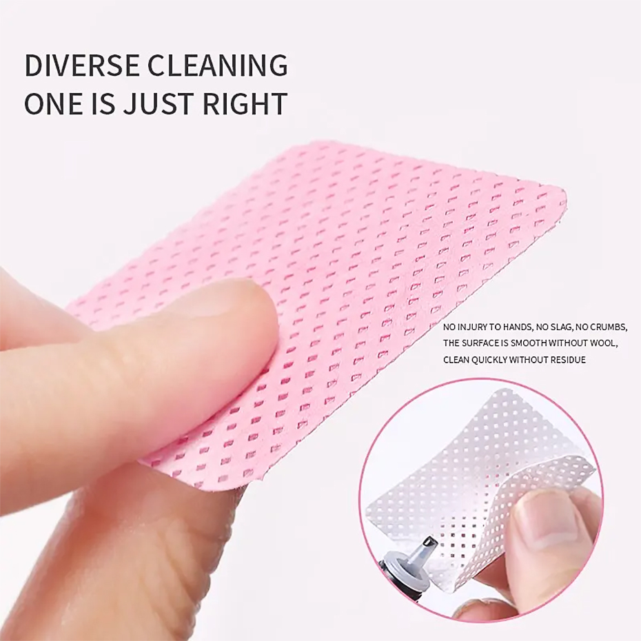600 stücke Fusselfreien Nagellack Entferner Baumwolle Tücher UV Gel Tipps Entferner Reiniger Papier Pad Nägel Polnischen Kunst Reinigung maniküre Werkzeuge