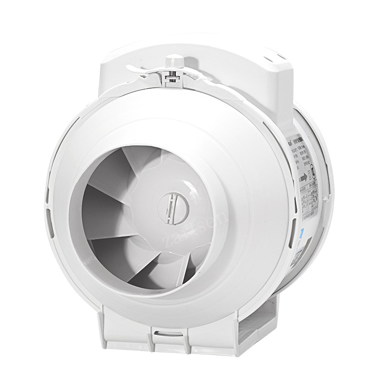 Ventilador de conducto silencioso de 3'', 4'', 5'', 6'', Extractor de aire de 220V, ventilación de escape, ventilador de pared para baño y cocina, ventilador Industrial