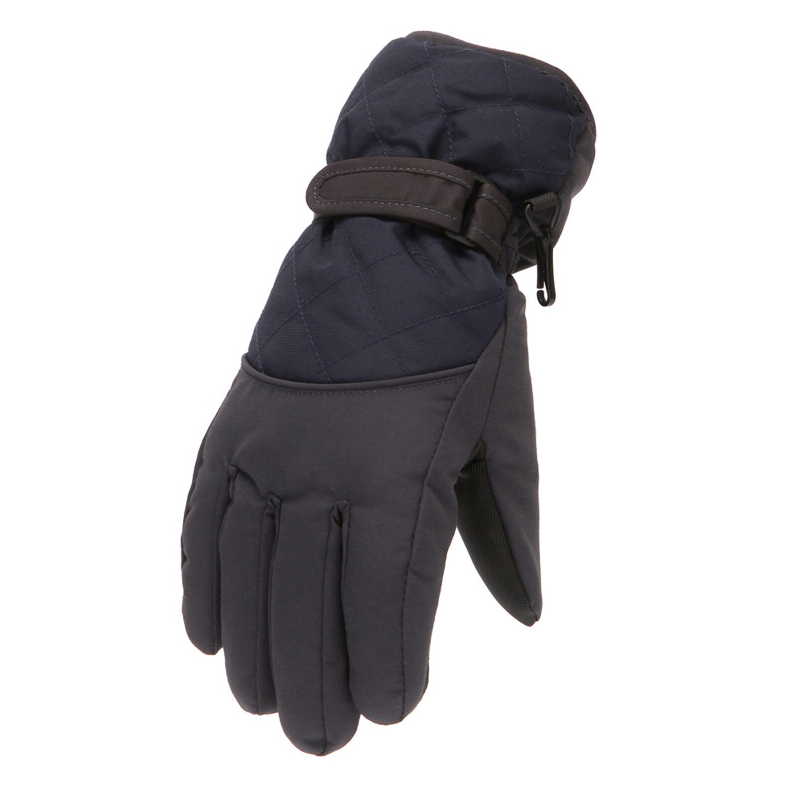 Waterdichte Kinderen Kids Ski Handschoenen Zwart Winter Warm Volledige Vinger Blauw Jongens Meisjes Sneeuw Snowboard Handschoenen Waterdichte Wanten D6: A