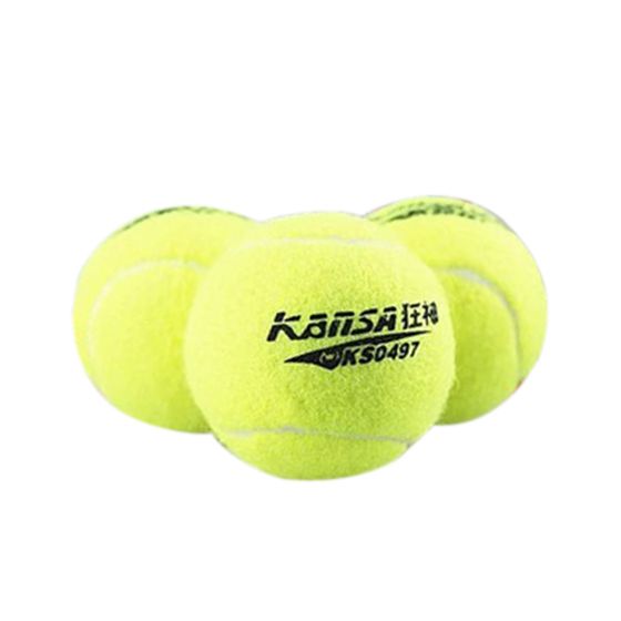 3 PCS Professionele Training Grade Sport Tennis Ballen Fluorescerend groen