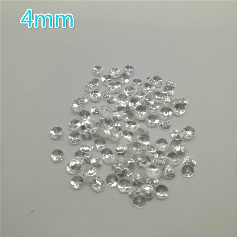 30g 3mm 4mm 5mm 6mm 8mm Ronde Beker Kristal Transparante Losse Pailletten Naaien Bruiloft craft Vrouwen Kids DIY Garment Nail Accessoires