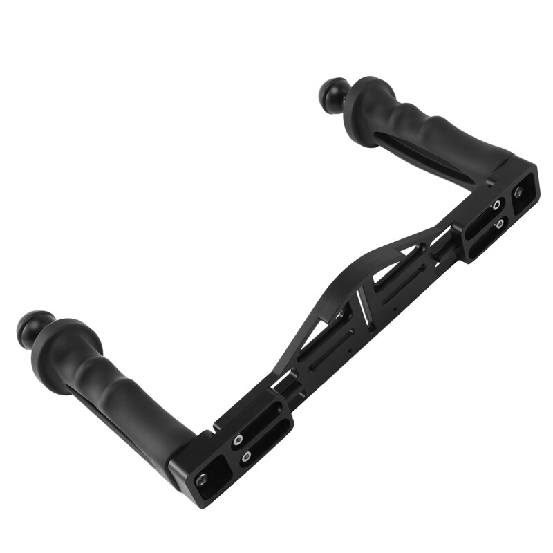 Dual Handheld Stabilizer Diving Underwater Camera Housings Tray/Grip Waterproof With Double Handle For Dome Port Waterproof Case