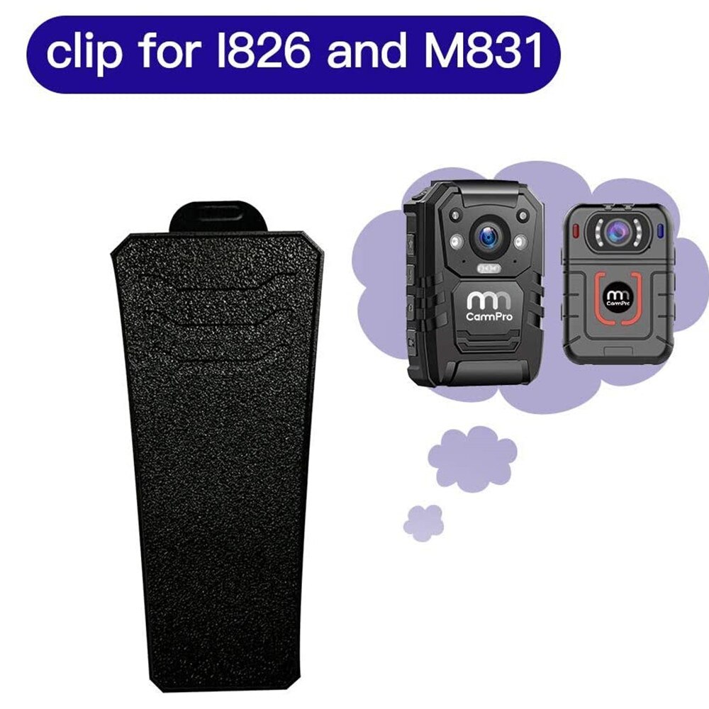 Metal Clip Mount for CammPro Police Body Worn Camera I826 and M831 - 2 in 1 Pack