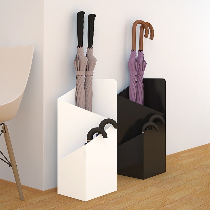 Iron Umbrella Stand Free Standing Umbrella Holder Organizer Non-Slip Umbrella Storage Rack Shelf For Home Hallway Entryway