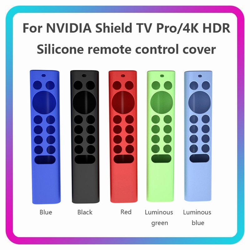 Accueil Tv boîtier de télécommande couverture Silicone anti-dérapant housse de protection peau pour Nvidia Shield Tv Pro / 4K Hdr