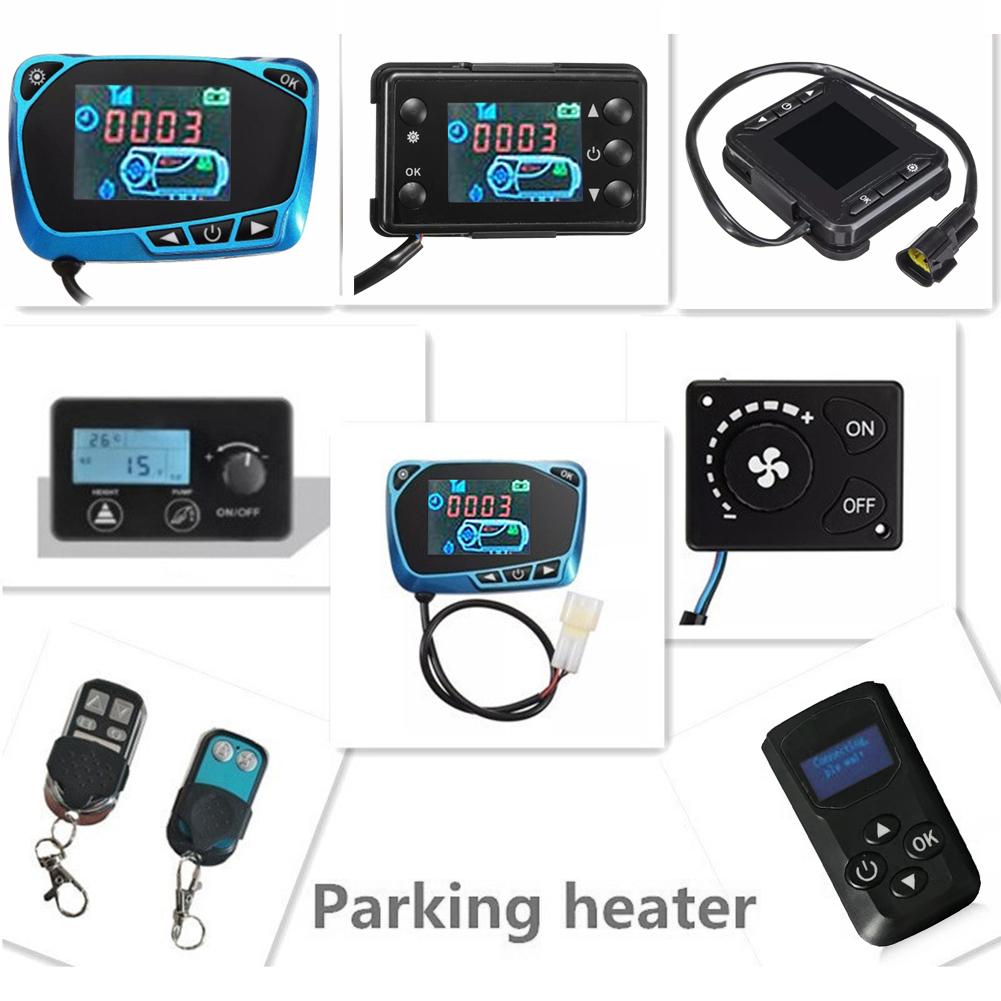 Dieselvärmare tillbehör 12v 24v bilvärmare switch controller lcd monitor switch värmare controller för bilspår luftdiesel