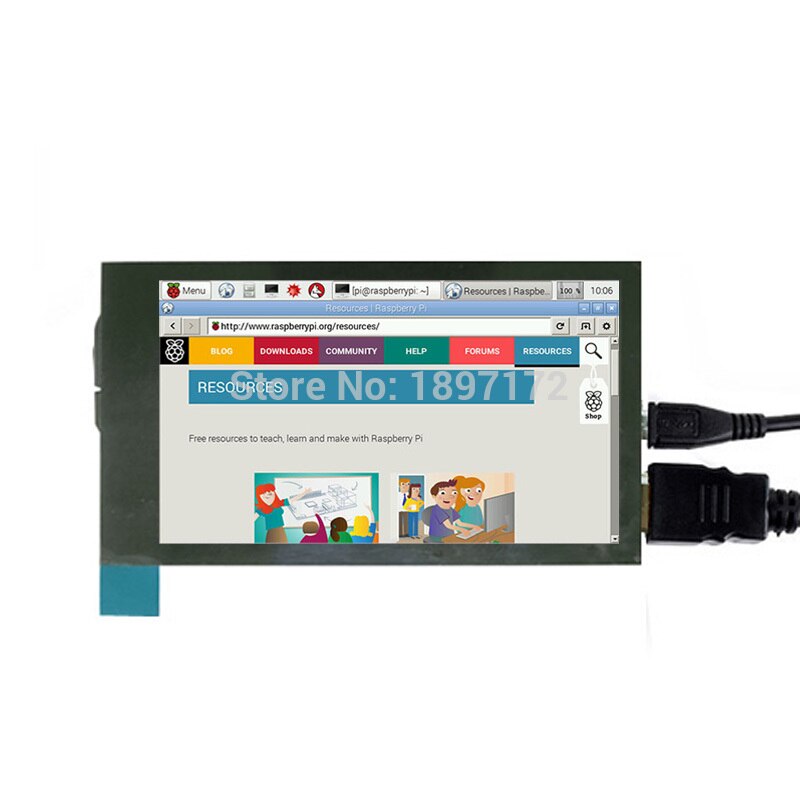 3.5inch touchscreen HDMI 480*800 capacitive touch 3.5 inch display touch screen for Raspberry Pi LCD