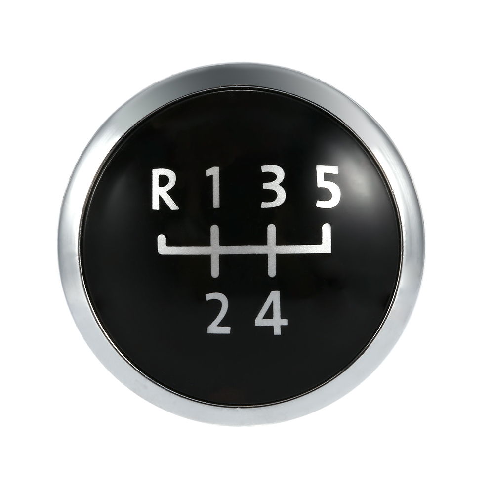 Kkmoon 5- växlad växelknopp märke emblem lock knopp lock byte för vw  t5 transporter 2003: Röd