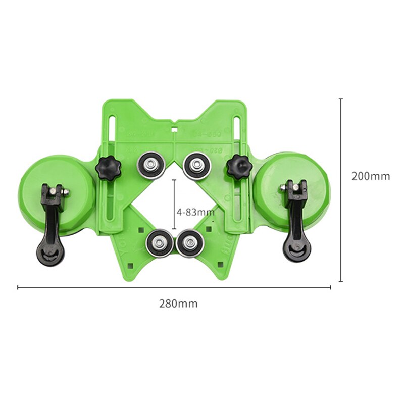 4-83mm Drill Guide Diamond Drill Bit Glass Tile Hole Locator Saw Core Bit Suction Cup Guide Openings Locator