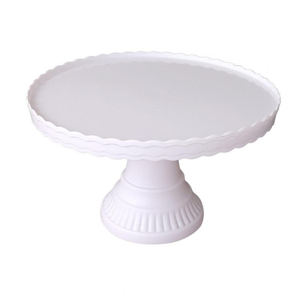 Wedding Dessert Table Durable Cupcake Cake Display Stand Fruit Snacks Holder Tray Birthday Party Decoration Cake Decorating Tool: White