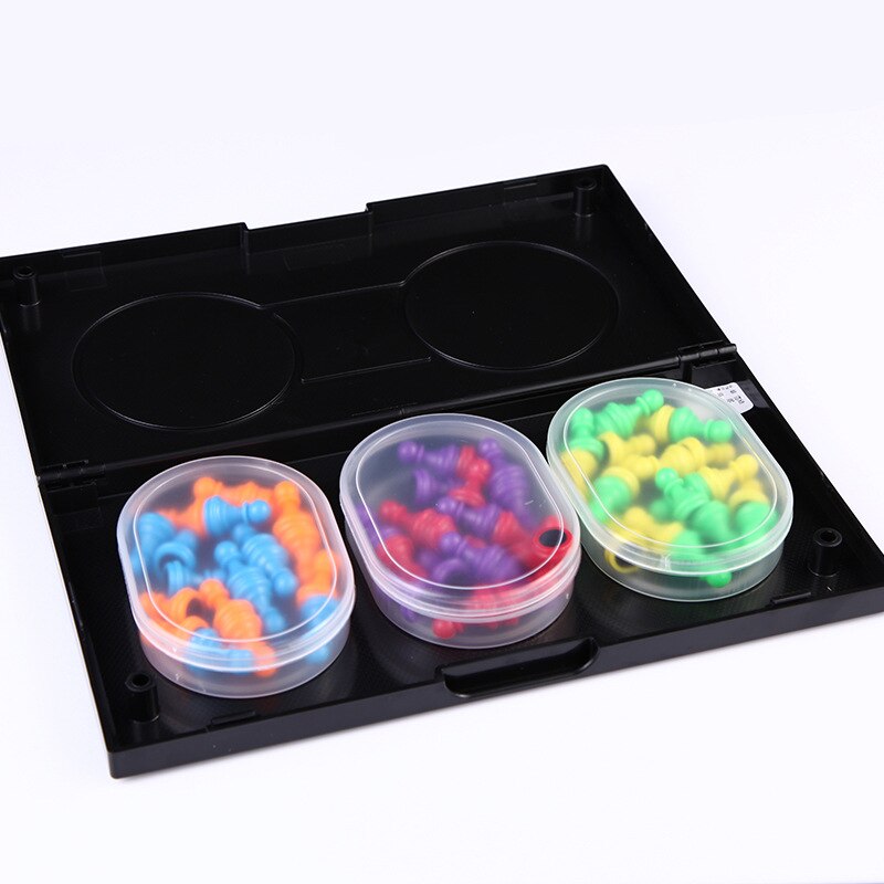 Magnet Checkers Magnetic Folding Portable Checkers Outdoor Leisure Puzzle Chess Set Board Games