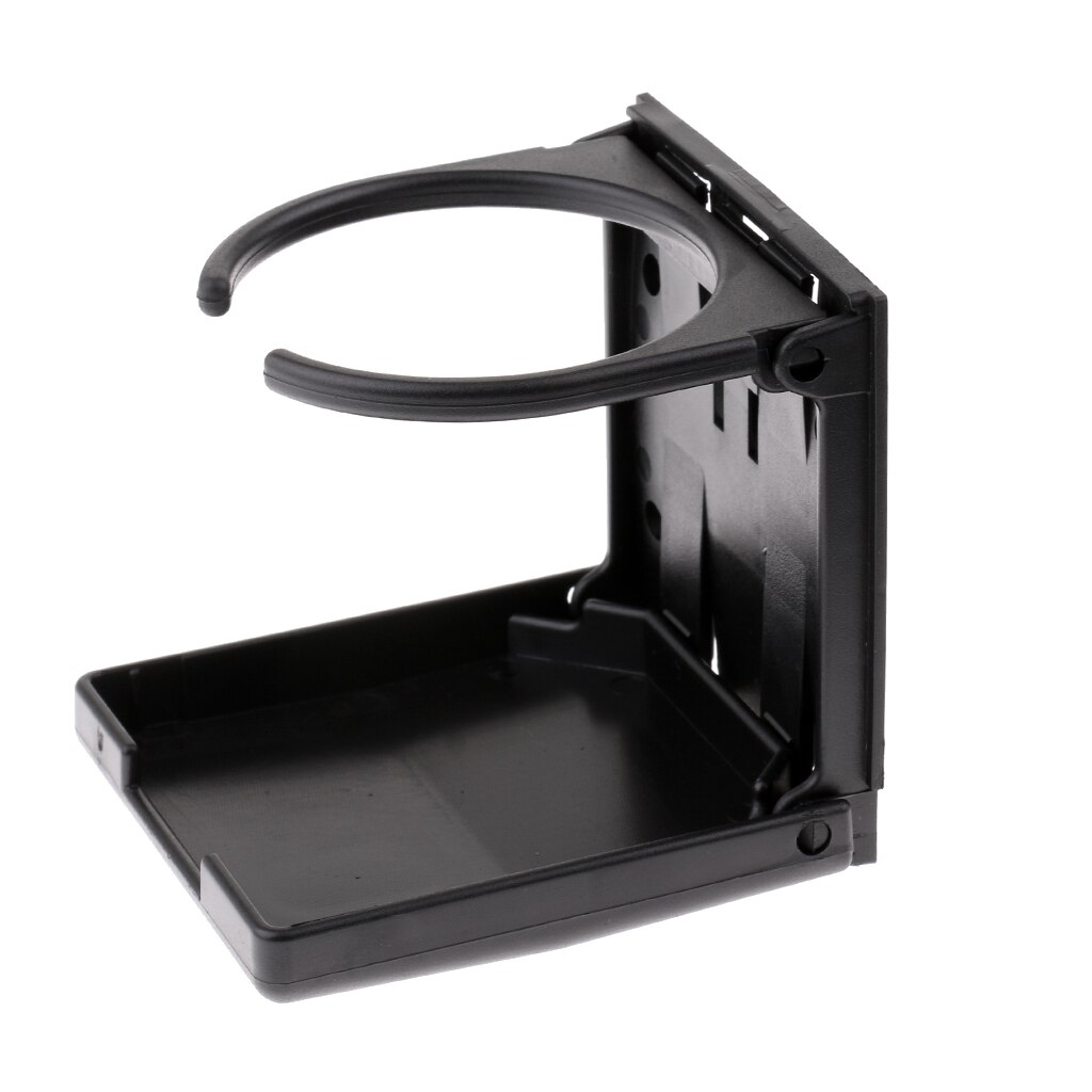 Soporte plegable de plástico para bebidas, soporte de Cola con tornillos de montaje para futbolín, accesorios de mesa de fútbol, soporte para bebidas: Black
