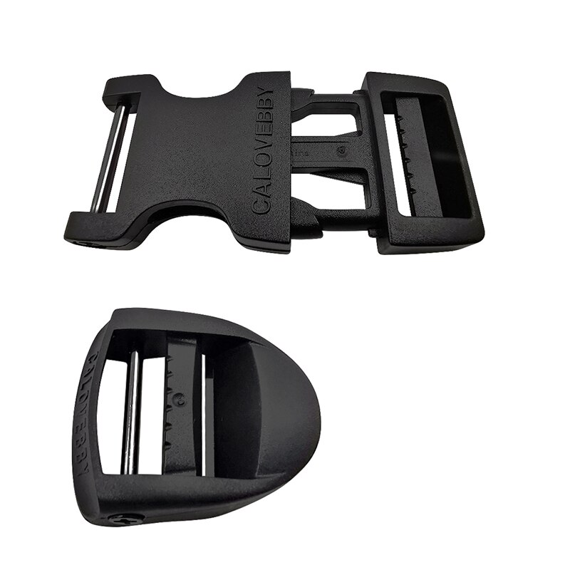Veld Reparatie Gesp Plastic Gesp Verstelbare Quick Gesp 1 Inch Strap Flat Side Release Voor Rugzak (2 Stuks)