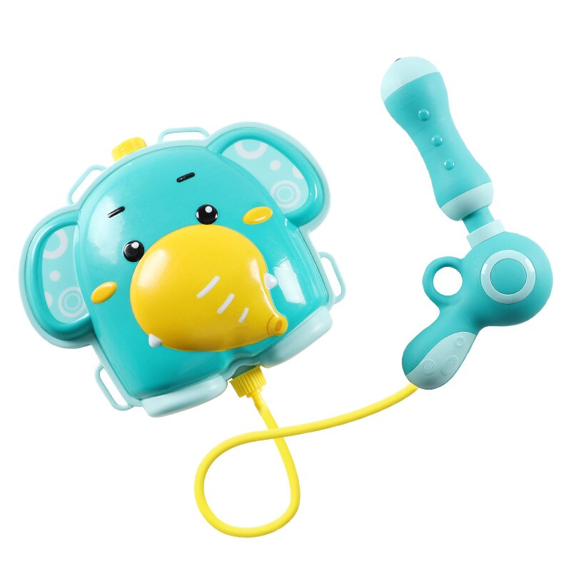 Letnie dzieci zraszacz wody chłopiec dziewczyna dzieci plecak ciśnieniowy robić zabawy w wodzie opryskiwacz odkryty zabawki na plażę