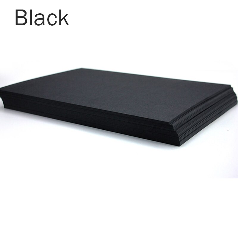 10pcs A4 Size Kraft Paper DIY Blank Postcard Card Paper Scarpbooking Graffiti Greeting Card Black White Card Making Craft Paper: Style 2