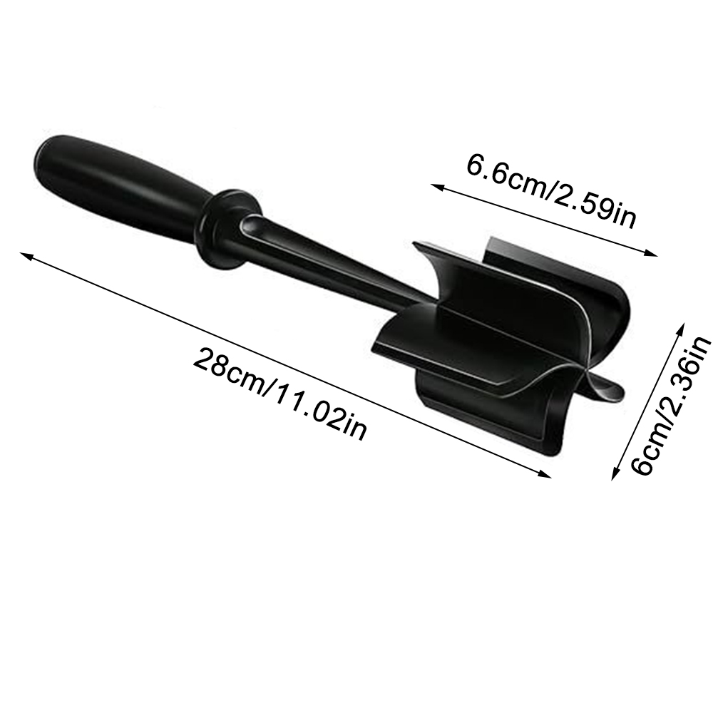 1Pc Vlees Chopper Handheld Vlees Chopper Koken Schraper Vlees Chopper Roeren Schop Geschikt voor Burger Vlees en Rundvlees Crusher: Default Title