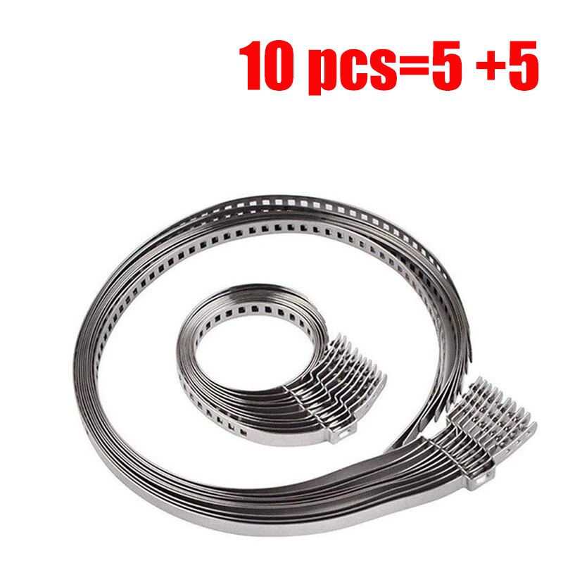 10/20Pcs Stainless Steel Adjustable AXLE CV Joint Boot Crimp Clamp Kit 31- 41mm 70- 125mm For Harley Yamaha Aprilia Honda Ducati: 10 pcs