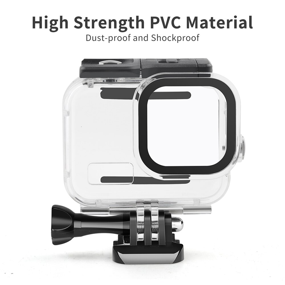 FitStill Waterdichte behuizing voor Insta 360 X4 waterdichtheid 40M HD optisch glas lens X4 duikbehuizing onderwaterfotografie rondom bescherming compressie, X4 accessoires